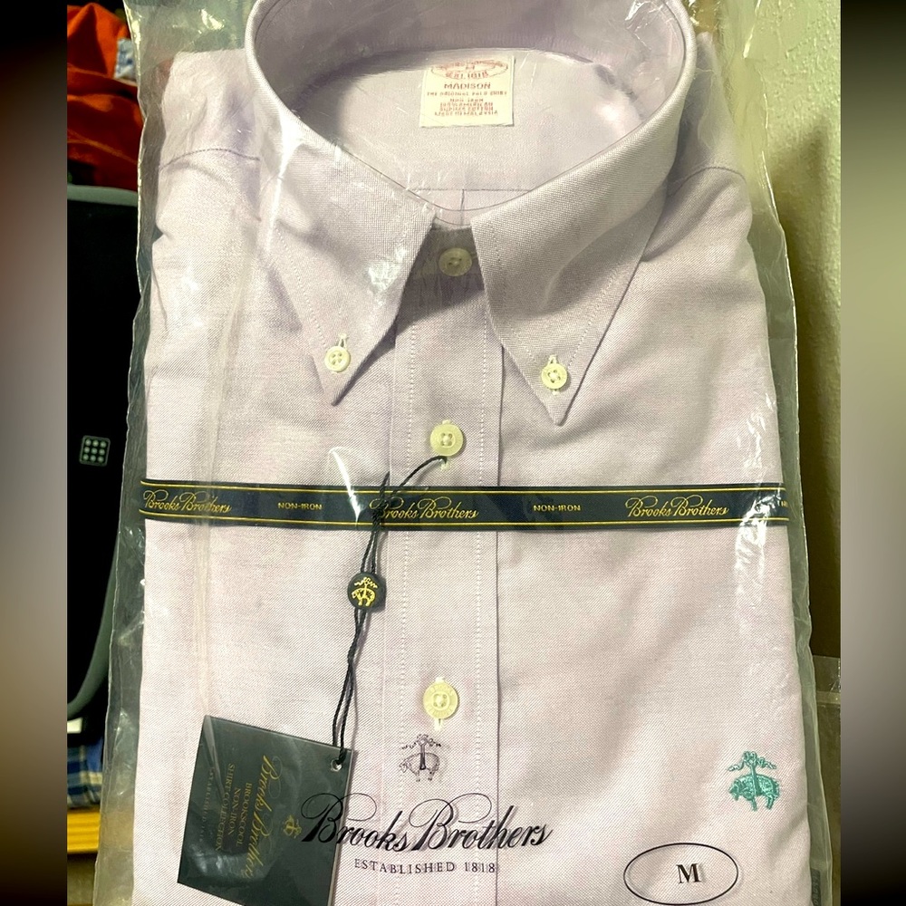 Never Worn Light purple Brooks Brothers Medium Button-down Dress shirt [NWT]
